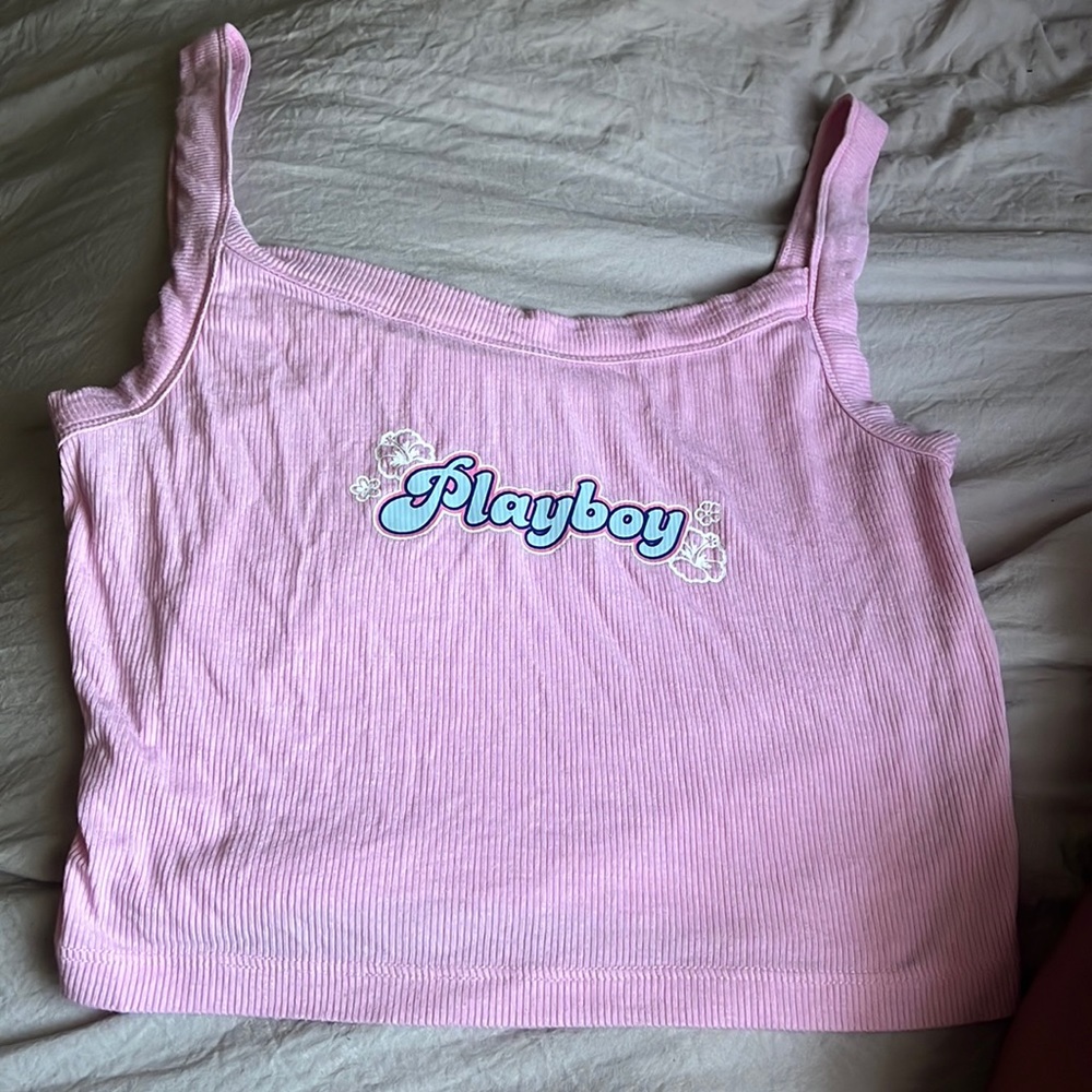 Pacsun playboy crop top